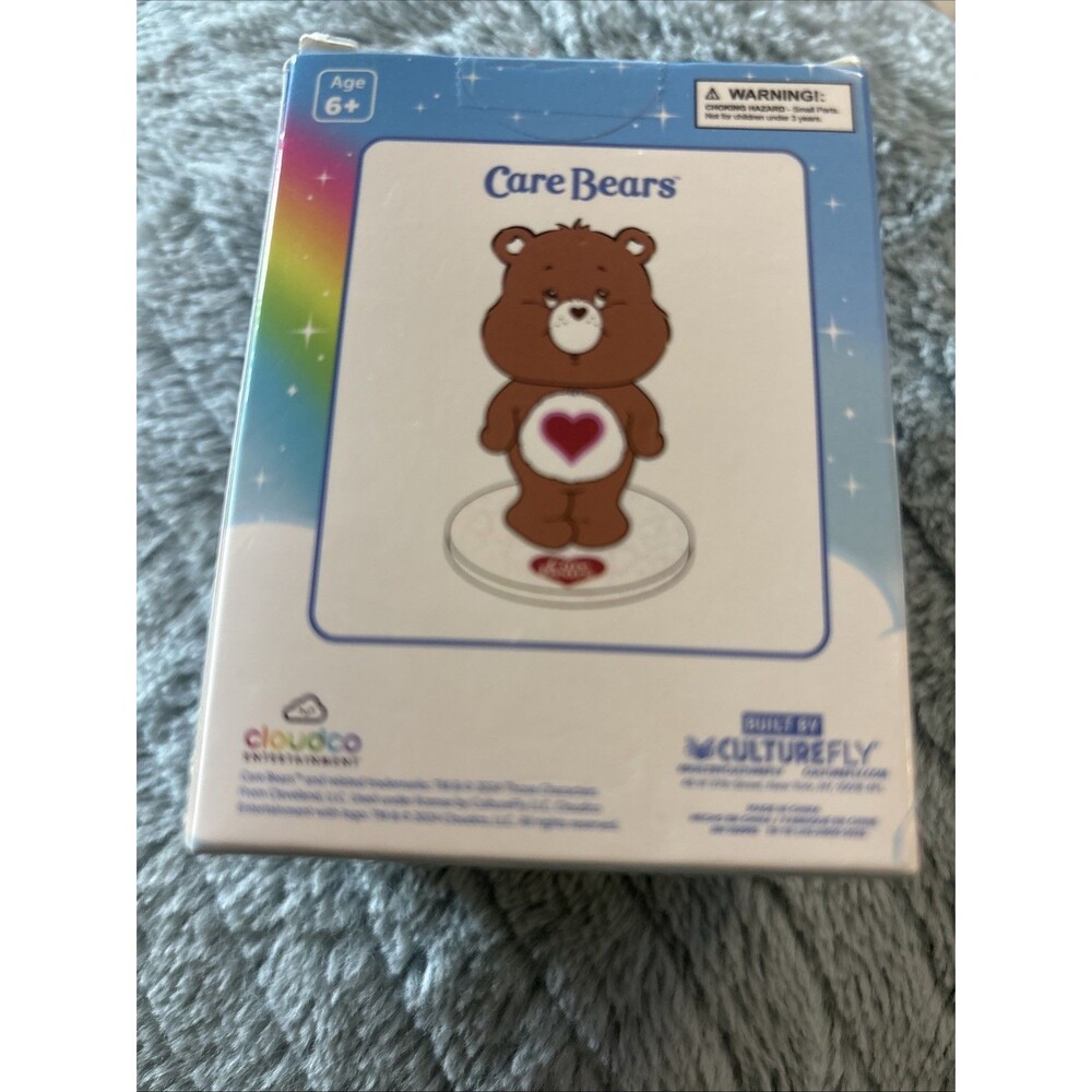 Care Bears Tenderheart Bear™ Mini Bobble Head Figure Toy Culturefly Cloudco New - Picture 3 of 6